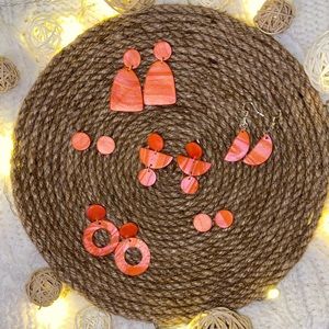 Clay earrings